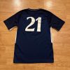 Nike Men's Navy and Blue T-shirt