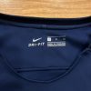 Nike Men's Navy and Blue T-shirt