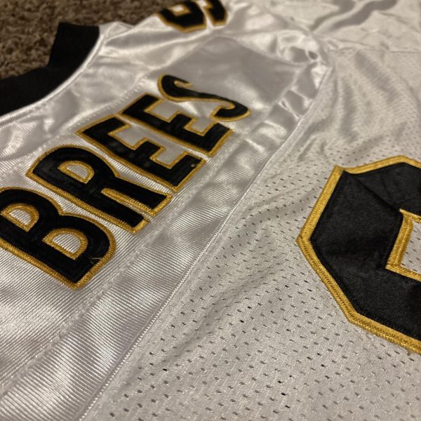 New Orleans Saints Drew Brees Super Bowl white