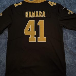 Black and gold New Orleans Saints Kamara