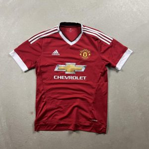 P0 (24) Adidas Men's Red Top adidas manchester united