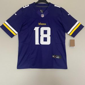 Nike Men's Purple and Yellow Top Minnesota Vikings Nike