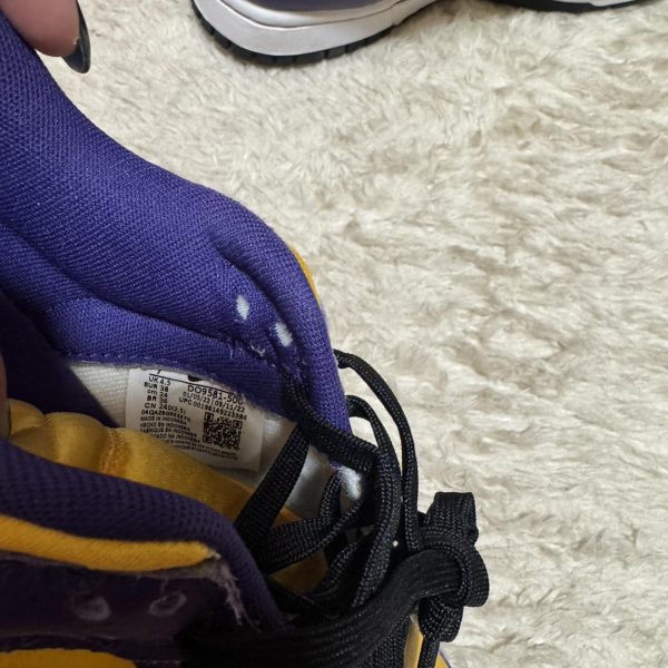 Nike Dunk Low in purple