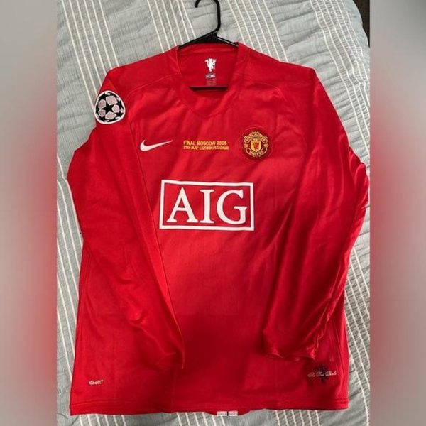 Manchester United 2008/09 Ronaldo 7 AIG long sleeve