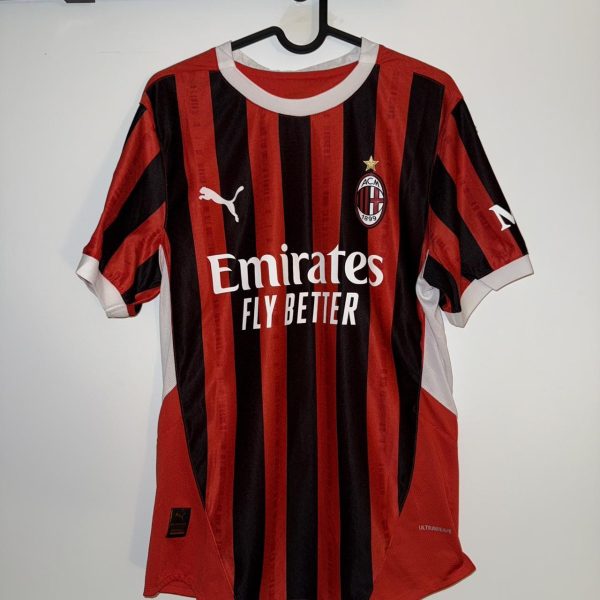 Authentic Red and black AC Milan 24/25 Rafa Leao