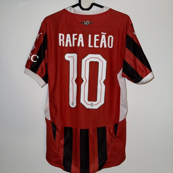 Authentic Red and black AC Milan 24/25 Rafa Leao