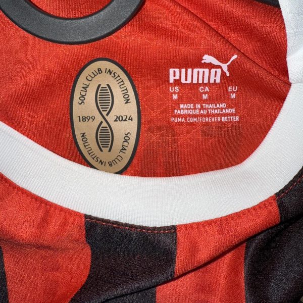 Authentic Red and black AC Milan 24/25 Rafa Leao