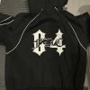 FB COUNTRY BLACK ZIP UP