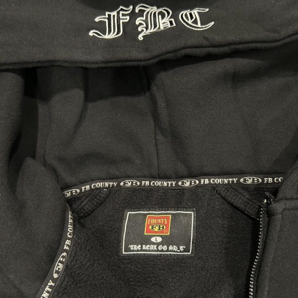 FB COUNTRY BLACK ZIP UP