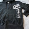 Ecko Unltd. Men's Black and Green Hoodie