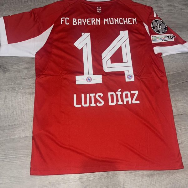 Bayern Munich 25/26 Home Jersey – Luis Díaz 14