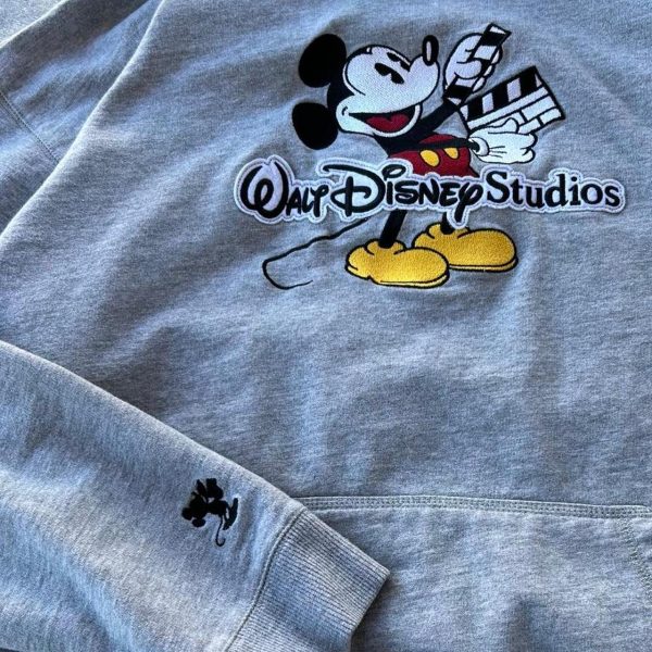 Disney Men's Grey Hoodie