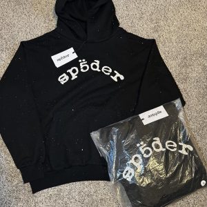 Spider Worldwide Men's Black Hoodie