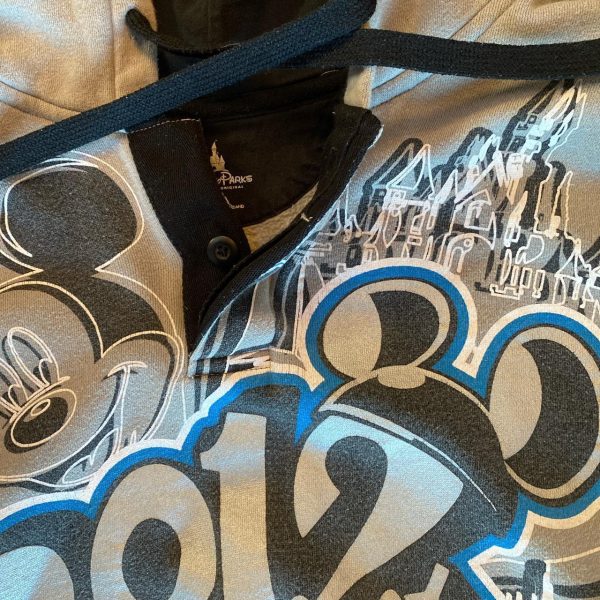 Disney Men's Grey Hoodie