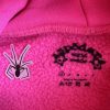 Spider Worldwide Men's Pink and Black Hoodie