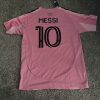Pink and black Lionel Messi Adidas  jersey inter miami