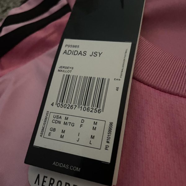 Pink and black Lionel Messi Adidas  jersey inter miami